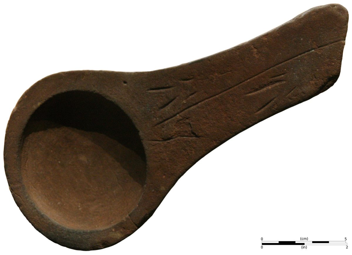 Lampe à graisse de Lascaux