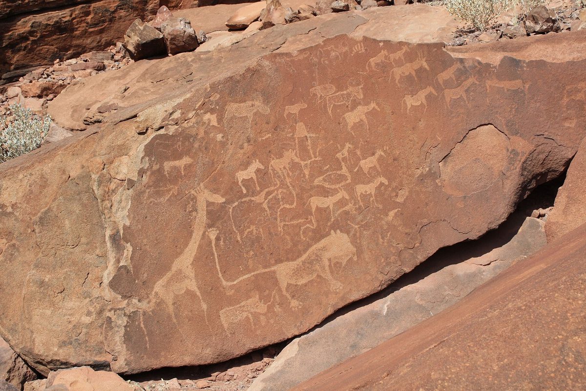 Gravures de Twyfelfontein, Namibie