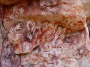 Mains négatives de la Cueva de las Manos, Patagonie