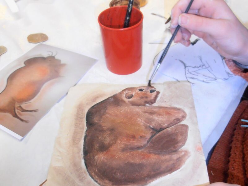 Atelier de peinture d'art pariétal, La Sabline