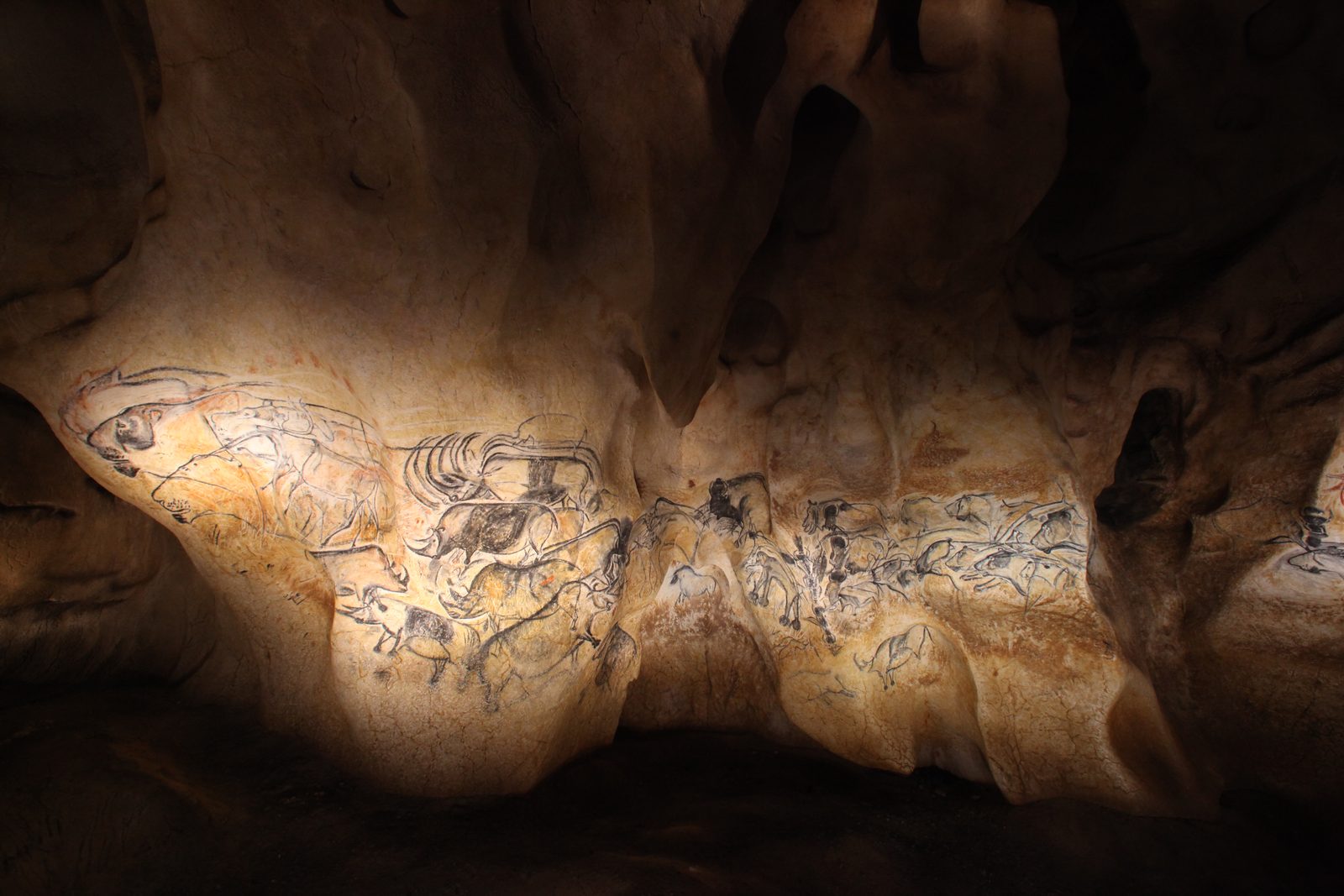 Le panneau des lions