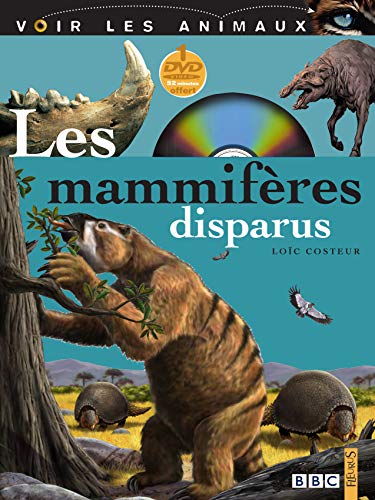 Couverture, Les mammifères disparus (livre + DVD)