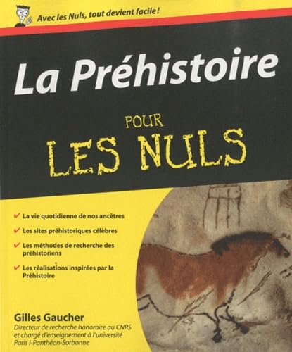 Couverture, La préhistoire pour les nuls