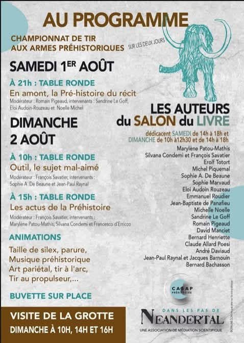 Affiche de l'événement Dans les pas de Néandertal