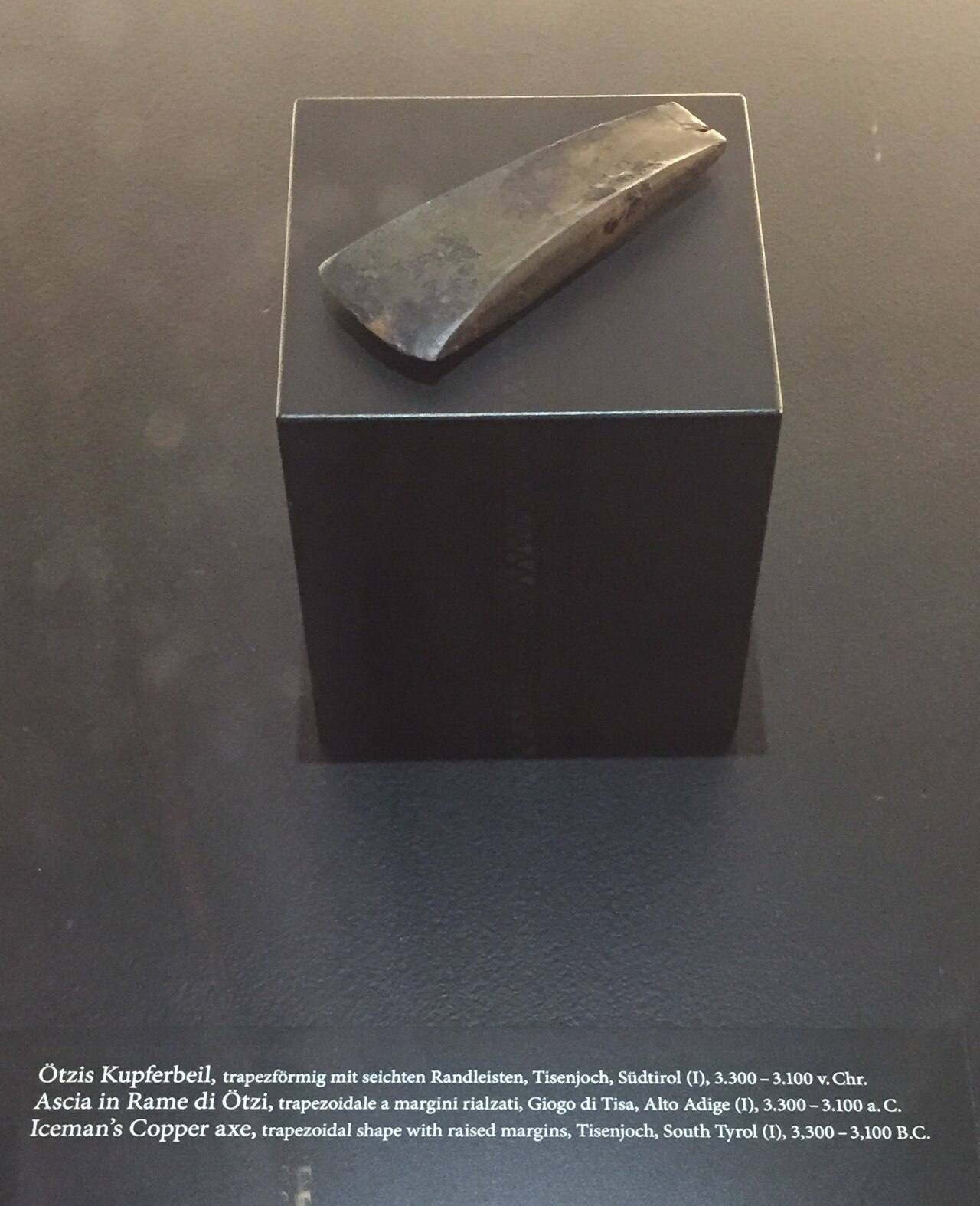 La hache de cuivre d’Ötzi