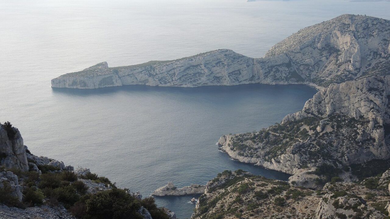 Calanque de Morgiou, où s'ouvre la grotte Cosquer