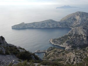 Calanque de Morgiou, où s'ouvre la grotte Cosquer