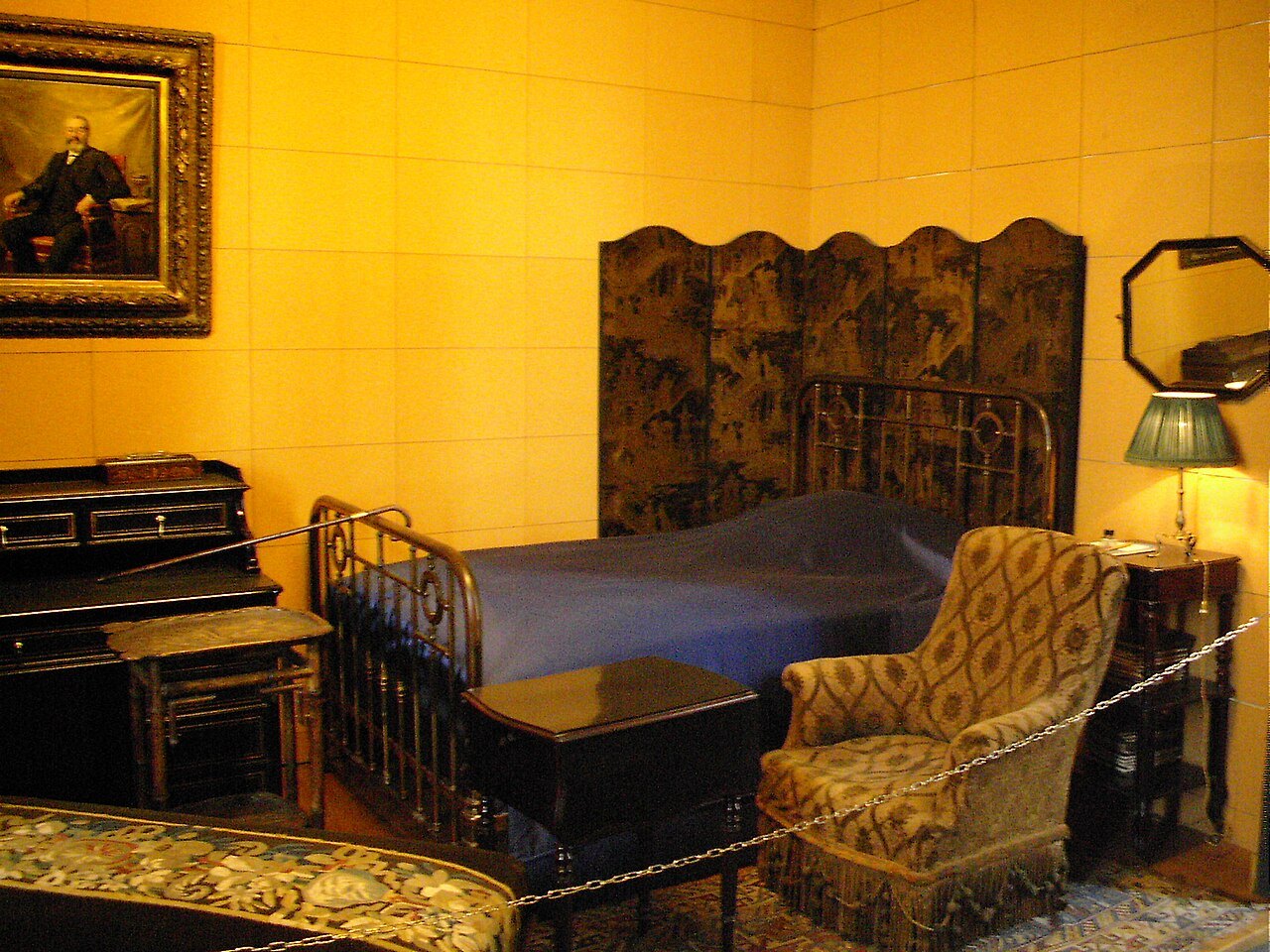 Salle reconstituant la chambre de Marcel Proust, musée Carnavalet.