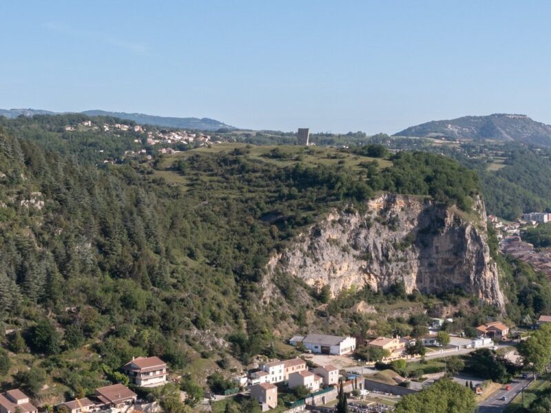 Le site archéologique de Soyons vu du ciel