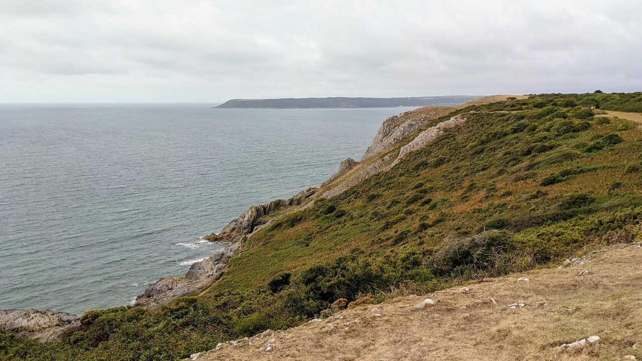 Falaises calcaires et lande de la côte sud de la péninsule de Gower, au pays de Galles
