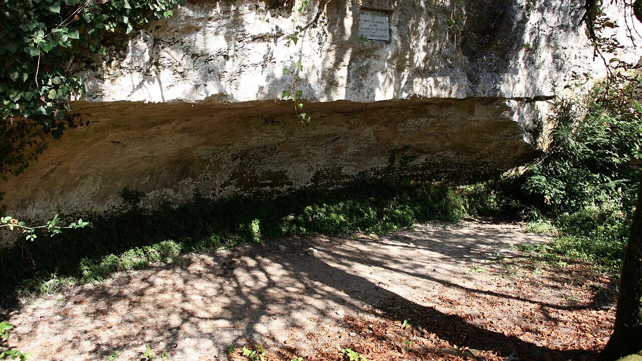 L’abri de Cro-Magnon aux Eyzies-de-Tayac, Dordogne