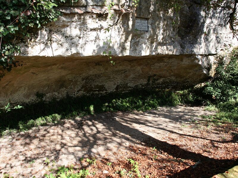 L’abri de Cro-Magnon aux Eyzies-de-Tayac, Dordogne