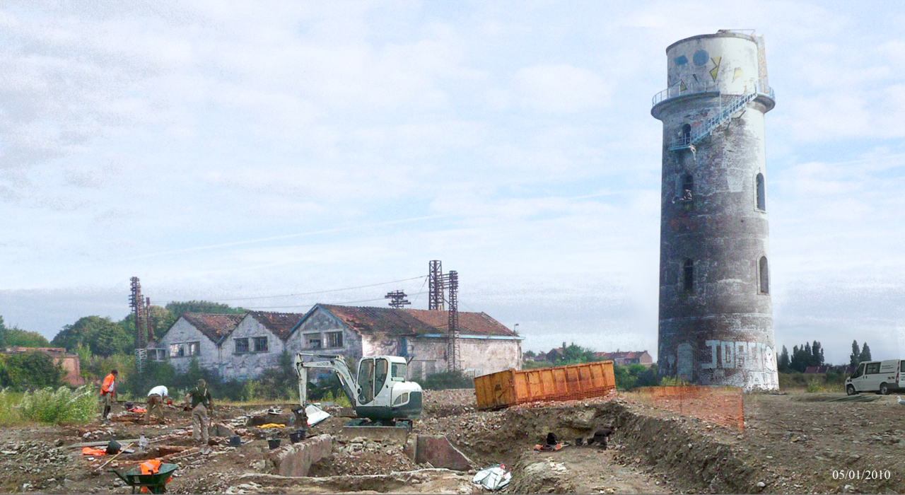 Début d’un chantier de fouilles archéologiques