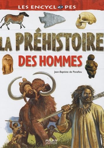 Couverture, La préhistoire des hommes