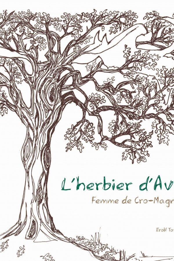 Couverture de « L’Herbier d’Ava, femme de Cro-Magnon », Erolf Totort (Éditions Points de suspension, 2019).