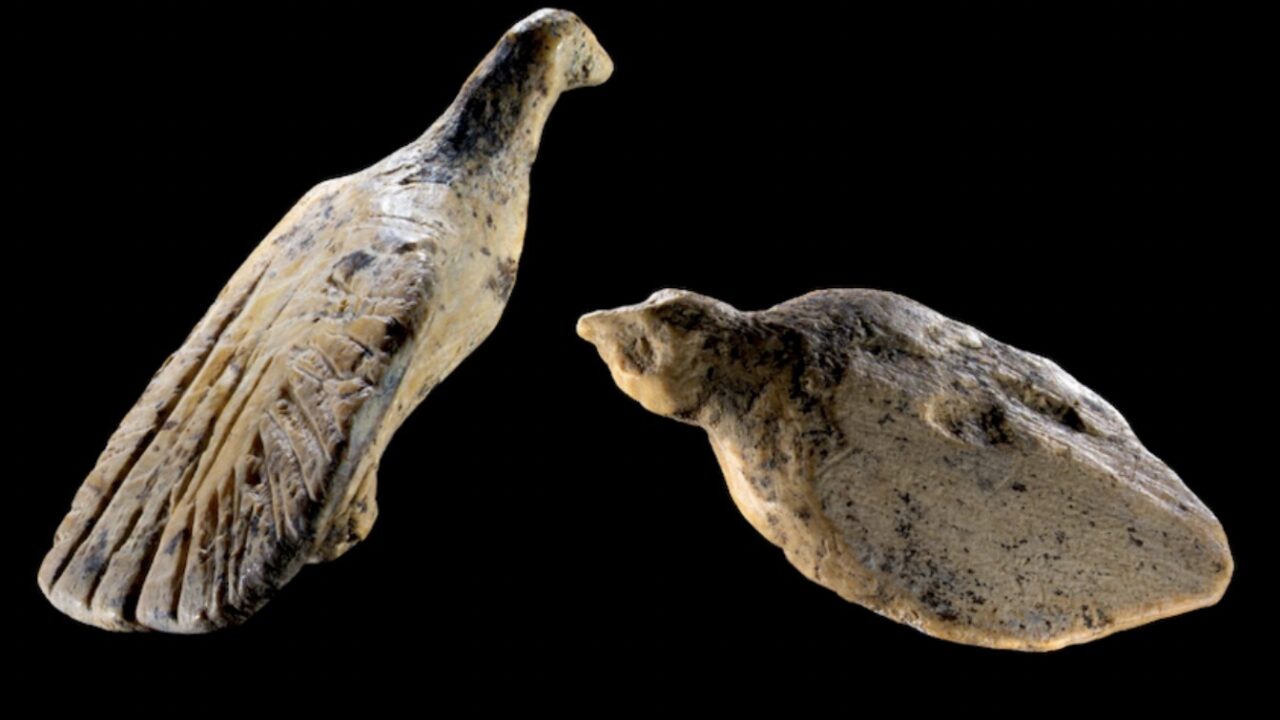 Les deux figurines d’oiseaux en ivoire de mammouth du Hohle Fels