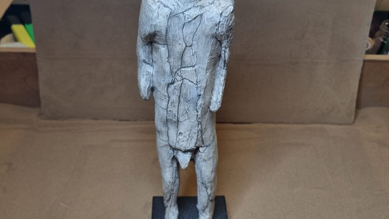 Moulage : Sculpture « l’homme-lion » Grotte de Hohlenstein-stadel avec socle