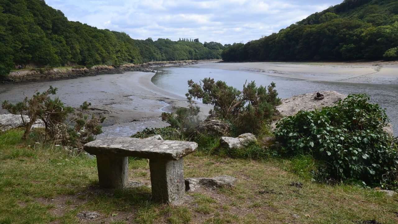 L’estuaire du Léguer, près de Lannion (Côtes-d’Armor).