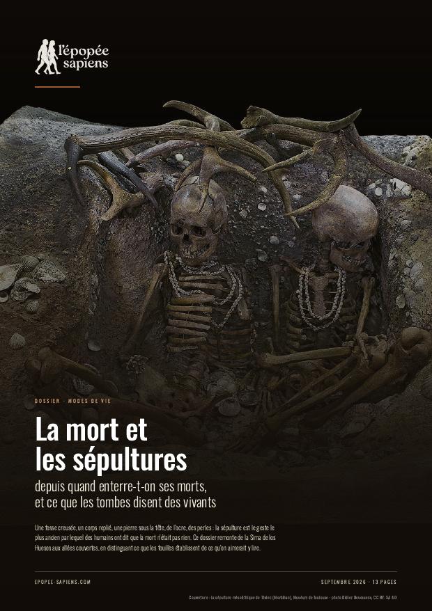 Couverture, La mort et les sépultures, depuis quand enterre-t-on ses morts