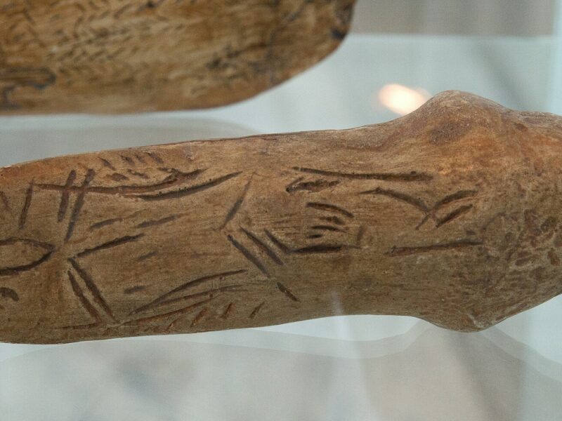 Figurine stylisée de Mezin (Ukraine), pavillon Anthropos, Brno