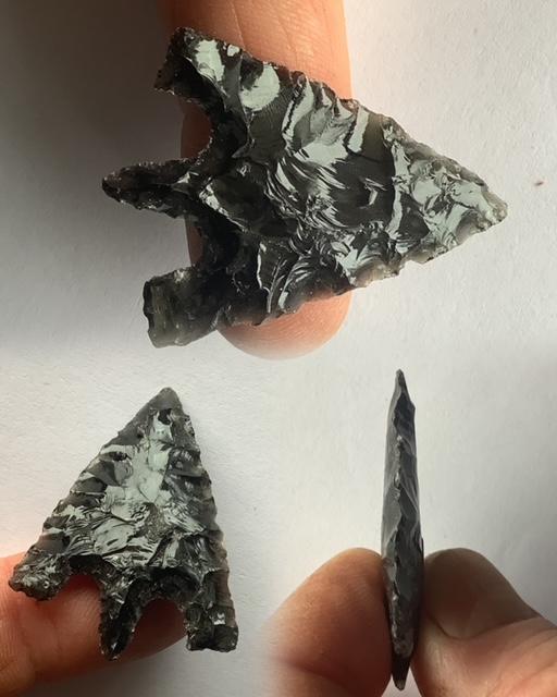 Armature de flèche en Obsidienne 4.7 cm n° 25-7