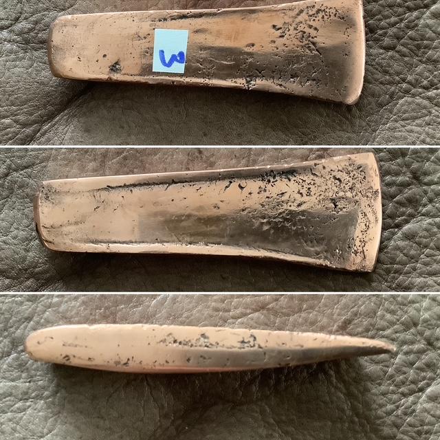 Lame de hache en cuivre type ÖTzi (25-3)