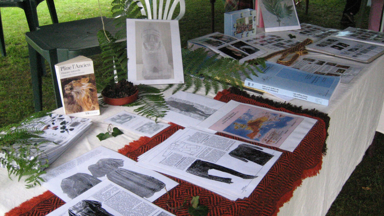 Prestation « Archéologie du textile » : filage, tissage, teintures