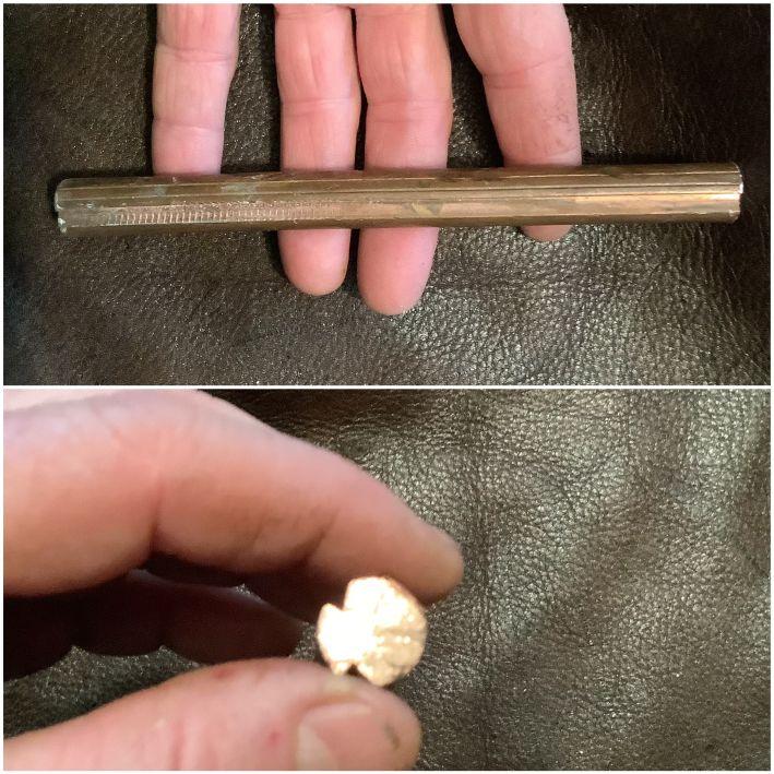 punch en cuivre ( préparation nucléus) 14.5 mm