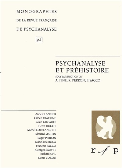 Couverture du livre « Psychanalyse et préhistoire. Naissance des signes »
