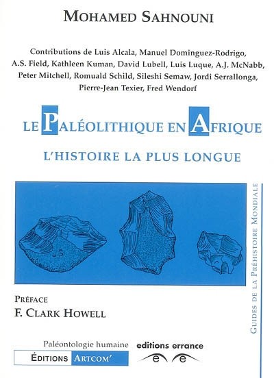 Couverture du livre « Le paléolithique en Afrique. L’histoire la plus longue »