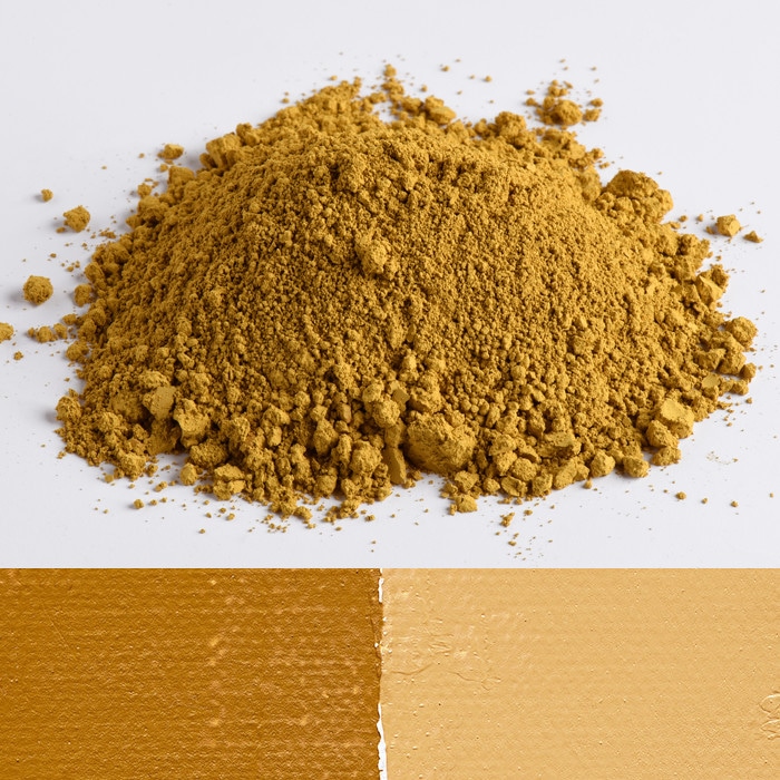 Pigment ocre jaune de Roussillon