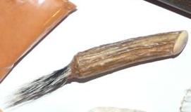 Pinçeau cerf et poils de blaireau