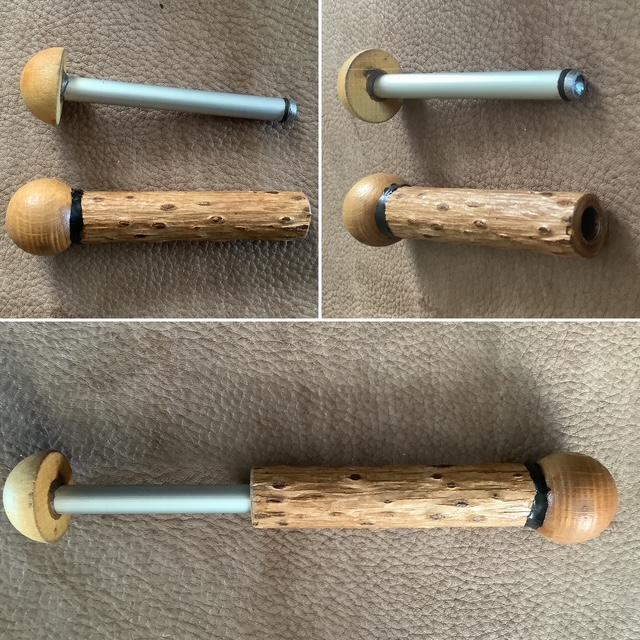 Briquet pneumatique bois de sureau