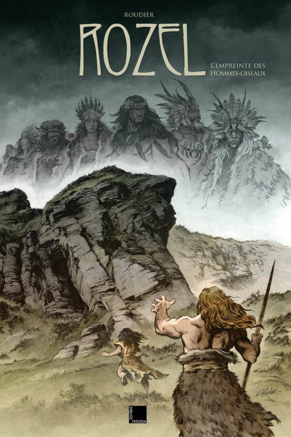 Couverture du livre « Rozel. L’empreinte des Hommes-oiseaux »