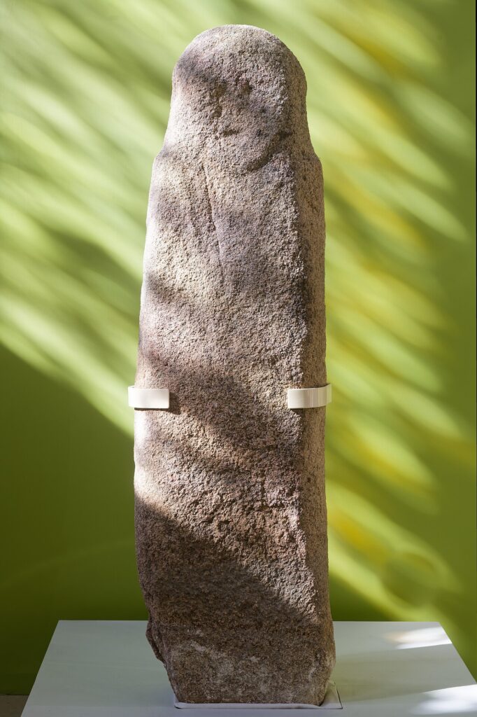 Statue-menhir de Portigliolo, exposée au musée