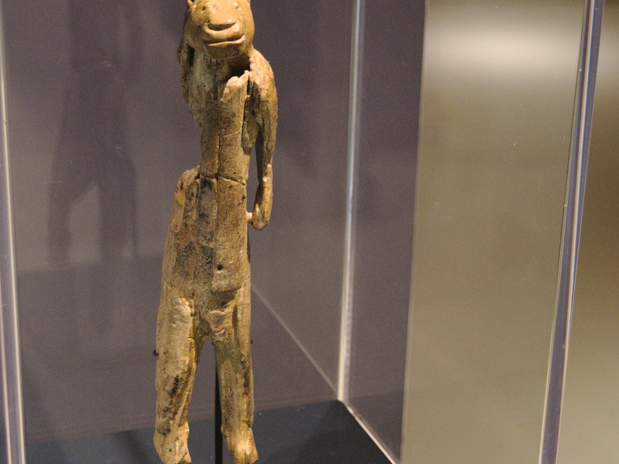Une œuvre au Musée-forum de l’Aurignacien