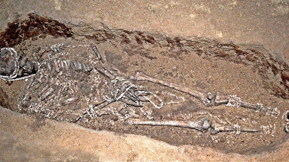 Sépulture de Sungir (reconstitution)