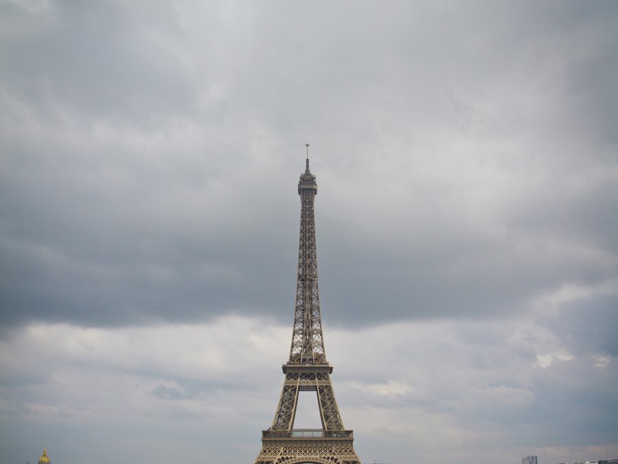Le Trocadéro et la tour Eiffel